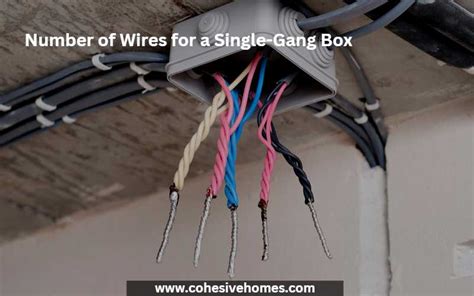 40 inches cubic electrical box|how many wires in electric box.